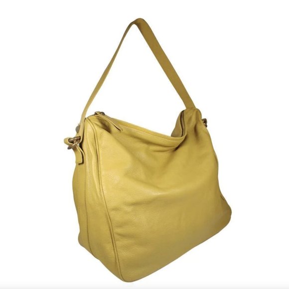 Trace of Kale Lime Lamb Leather Shoulder bag - Picture 2 of 2